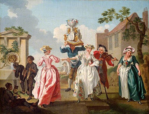 Mayday (The Milkmaids' Garland), 1737, Francis Hayman
