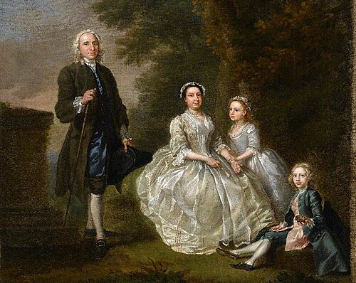 The Wagg Family of Windsor, 1740, Francis Hayman