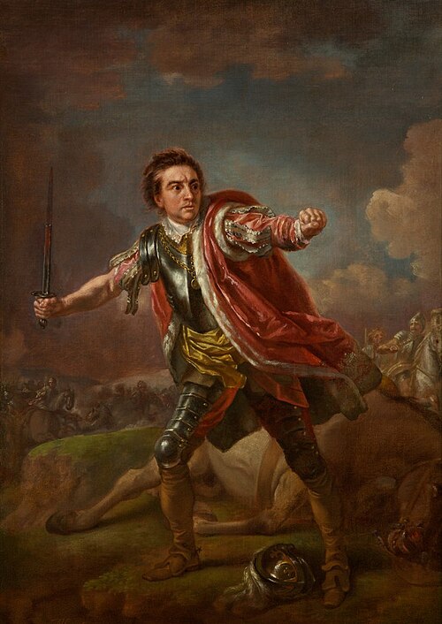 David Garrick as Gloucester in 'Richard III' by William Shakespeare, Drury Lane 1759, 1760, Francis Hayman