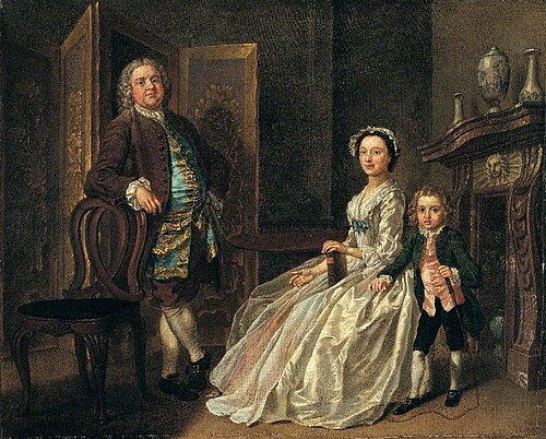 Grosvenor Bedford and His Family, 1747, Francis Hayman