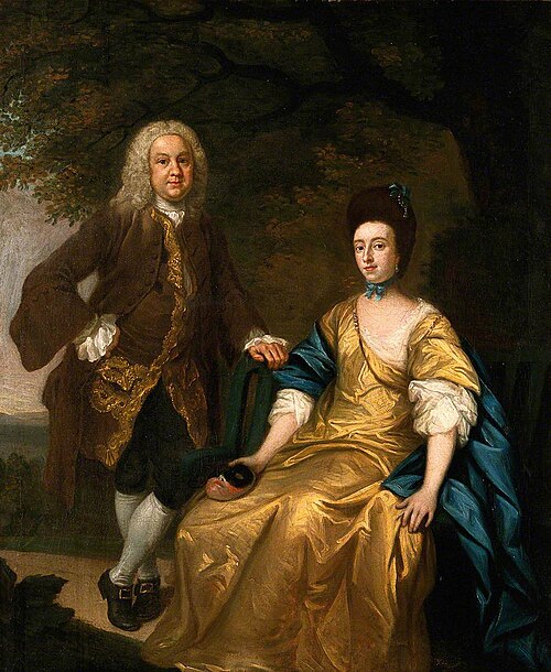 Benjamin Hoadly and His Wife, , Francis Hayman