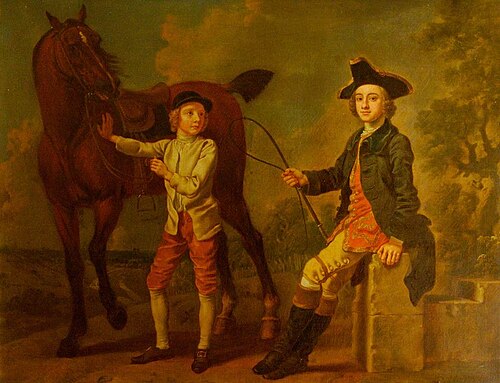 A Gentleman with Horse and Groom, 1750, Francis Hayman