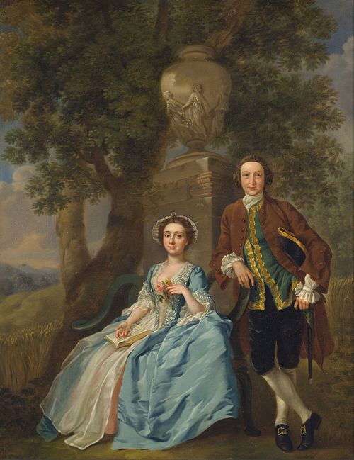 George and Margaret Roger, 1749, Francis Hayman