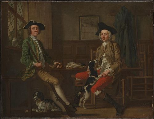 Thomas Nuthall and his Friend Hambleton Custance, 1748, Francis Hayman