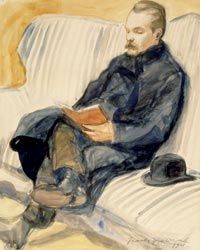 Portrait of Jalo Sihtola, 1910, Yrjö Aleksander Ollila