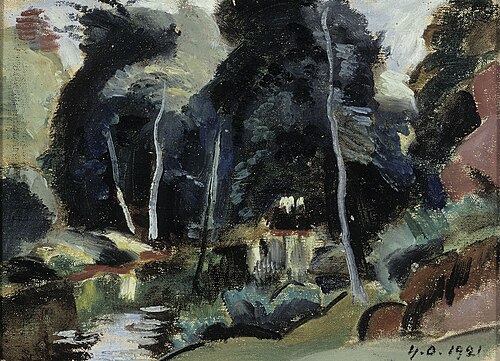 River Landscape, 1921, Yrjö Aleksander Ollila