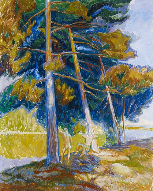 Pines on the Shore, 1912, Yrjö Ollila