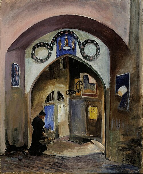 Vault in Semur, 1921, Yrjö Ollila
