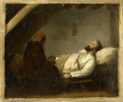 A Morte de Camões, 1874, Francisco Metrass