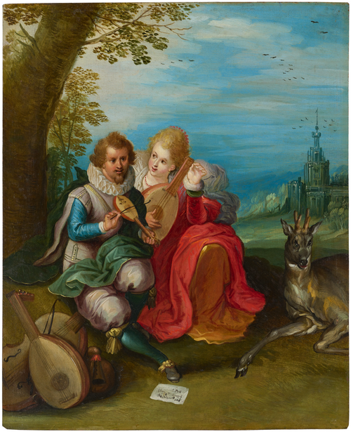 L’ouïe, 1700, Frans II Francken