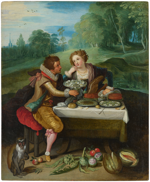 Le goût, 1700, Frans II Francken
