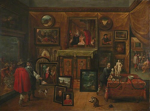 The Interior of a Picture Gallery, 1640, Frans II Francken