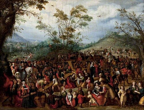 The Procession to Calvary, 1642, Frans II Francken