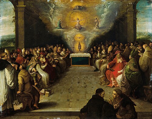 Disputation of the Holy Sacrament, 1622, Frans II Francken