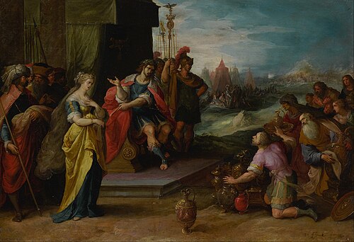 The Continence of Scipio, 1630, Frans II Francken