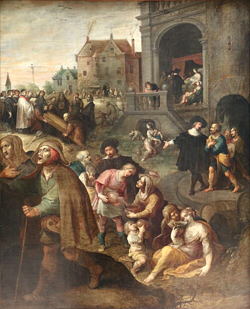 Les oeuvres de la miséricorde, , Frans II Francken