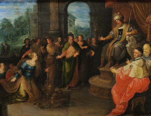 Die Königin von Saba vor Salomon, 1615, Frans II Francken