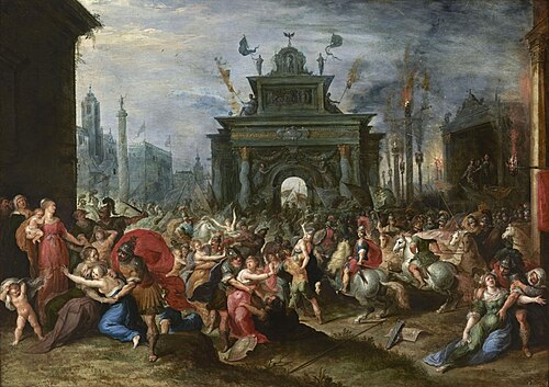 The Rape of the Sabine Women, 1650, Frans II Francken