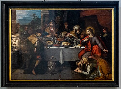 Christ and Simon the Pharisee, , Frans II Francken