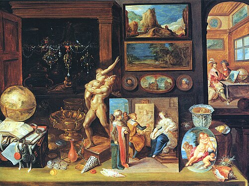 Cabinet d'un collectionneur, 1625, Frans II Francken