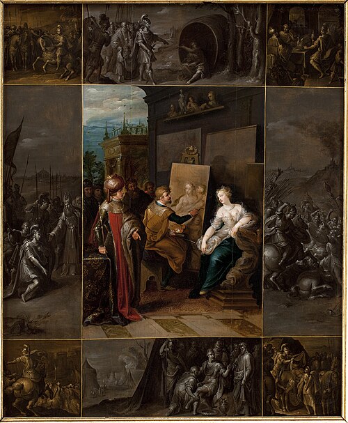 Apelles Painting Campaspe, , Frans II Francken