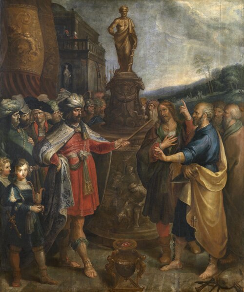 Emperor Diocletian shows the image of Aesculapius, 1624, Frans II Francken