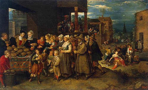 Seven Affairs of Charity, 1613, Frans II Francken