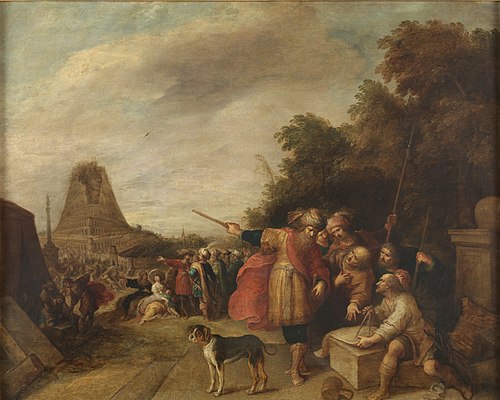 La Tour de Babel, 1601, Frans II Francken