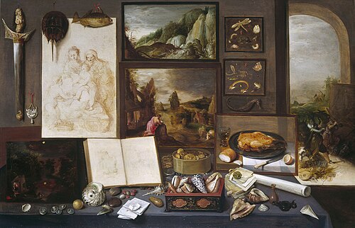 The Cabinet of a Collector, 1617, Frans II Francken