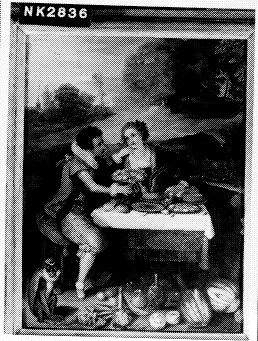 couple in landscape, 1621, Frans II Francken