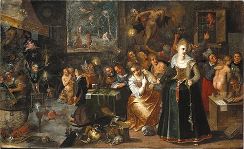 The witches' Sabbath, 1640, Frans II Francken