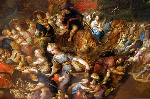 Israelites leave Egypt (Exodus), 1640, Frans II Francken