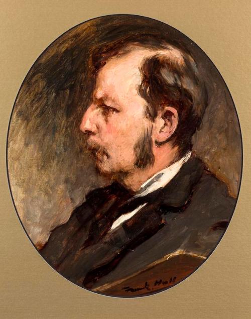 Self Portrait, 1885, Frank Holl