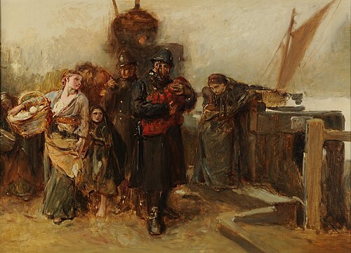 Deserted – A Foundling, 1874, Frank Holl