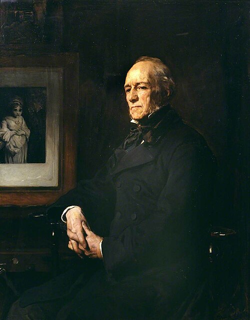 Samuel Cousins (1801–1887), RA, 1879, Frank Holl