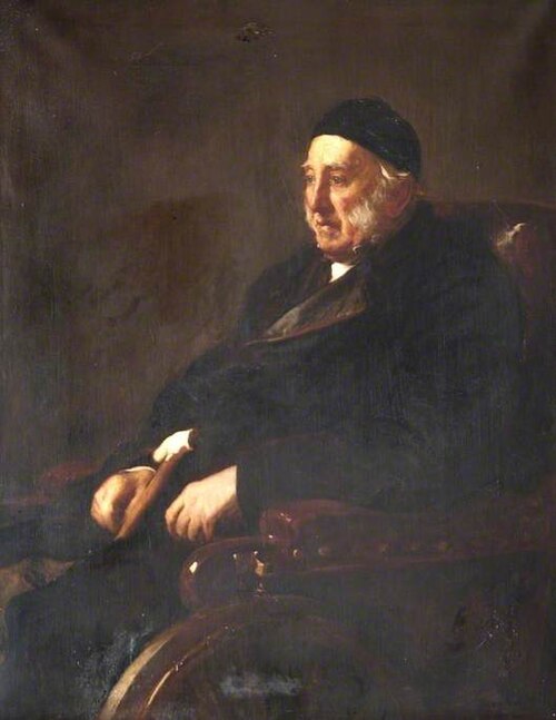 Portrait of Lord Overstone in his Wheelchair, 1881, Frank Holl