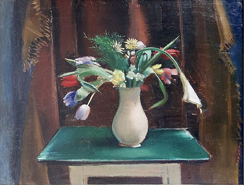 Blumen Stillleben., 1930, Sergius Pauser