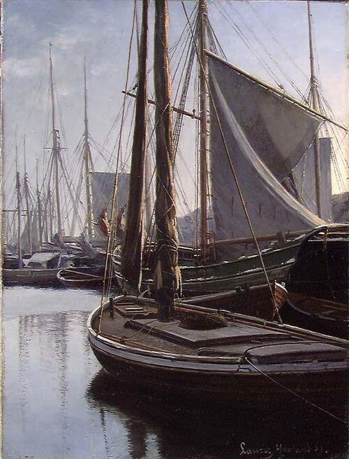 Painting, 1885, Lauritz Haaland