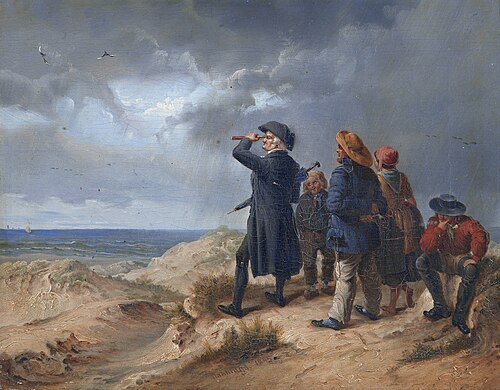 A look at the sea, 1845, Gerhard Heinrich Nanninga