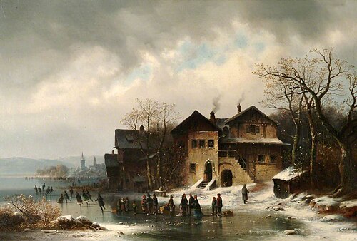 Skating Scene, , Anton Doll