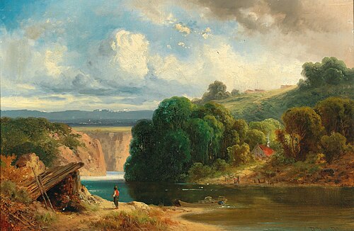A river valley, 1887, Anton Doll
