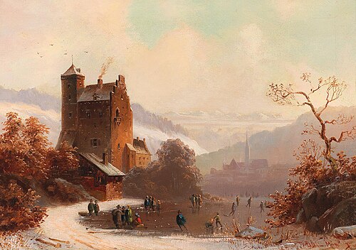 Scene of South Tyrol, 1887, Anton Doll