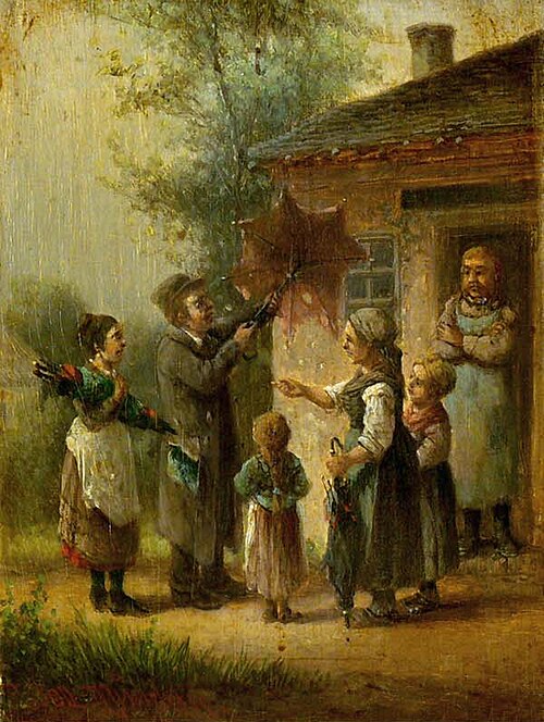 Der Schirmverkäufer, , Anton Doll