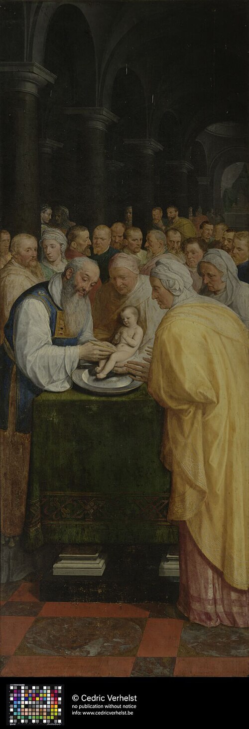 De Viglius-triptiek: de besnijdenis, 1571, Frans Pourbus l'Ancien