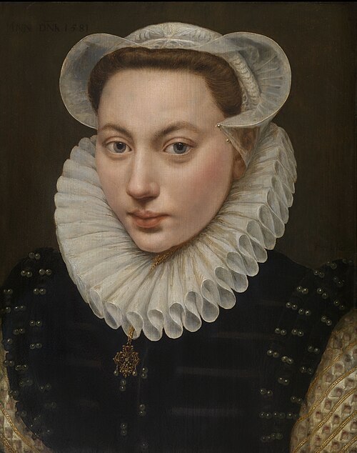Portrait d'une jeune femme, 1581, Frans Pourbus l'Ancien
