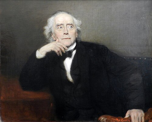 Bildnis des Archäologen Ernst Curtius by Max Koner, 1896, Max Koner