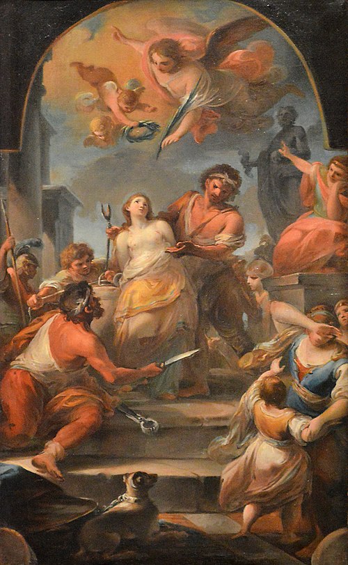 Le Martyre de sainte Agathe, 1786, Mariano Rossi