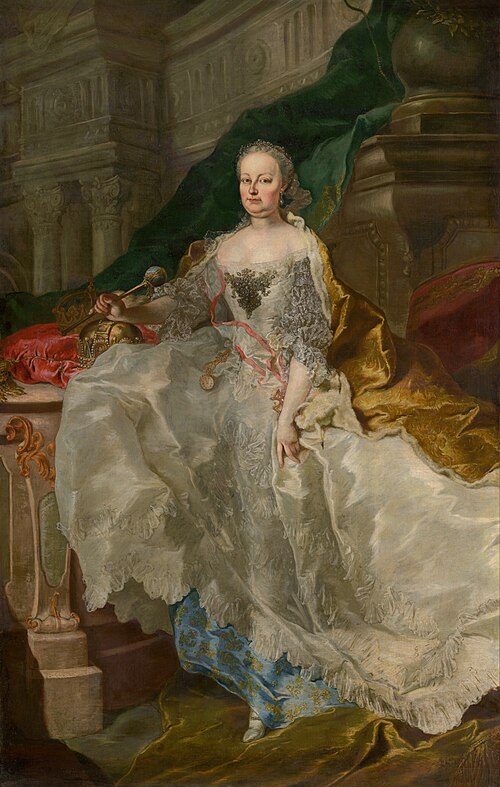 Portrét cisárovny Márie Terézie, 1765, Franz Anton Palko