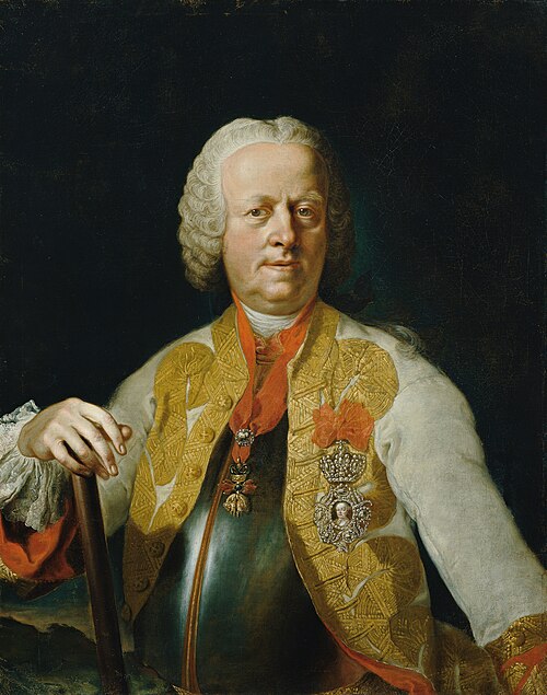 Field Marshal Karl Josef Prince Batthyány, 1760, Franz Anton Palko