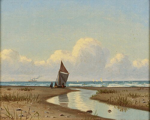 Baltic Sea beach, , Franz Bunke